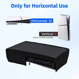 Scratch-resistant PS5 Slim dust cover with cable access