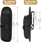 torch holder pouch for outdoor use