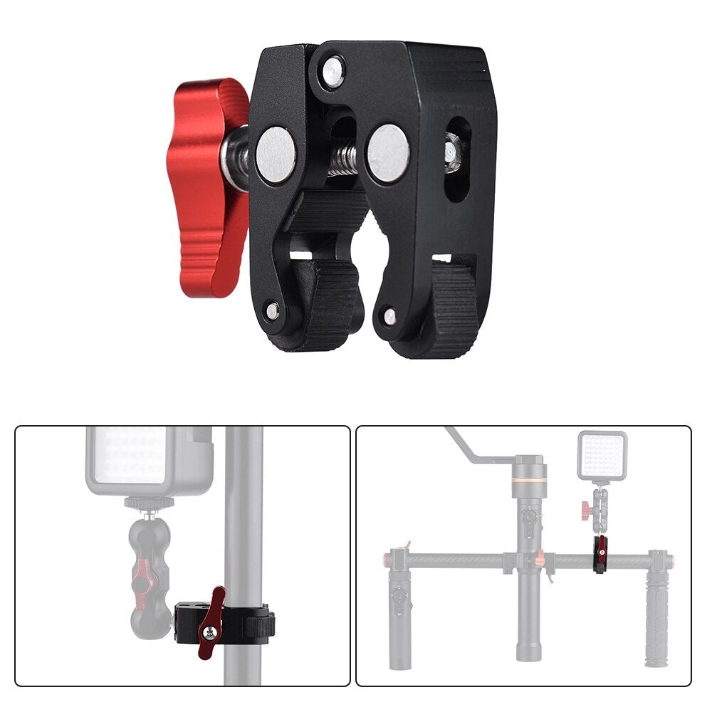 r095 ulanzi camera clamp mount for action cameras 