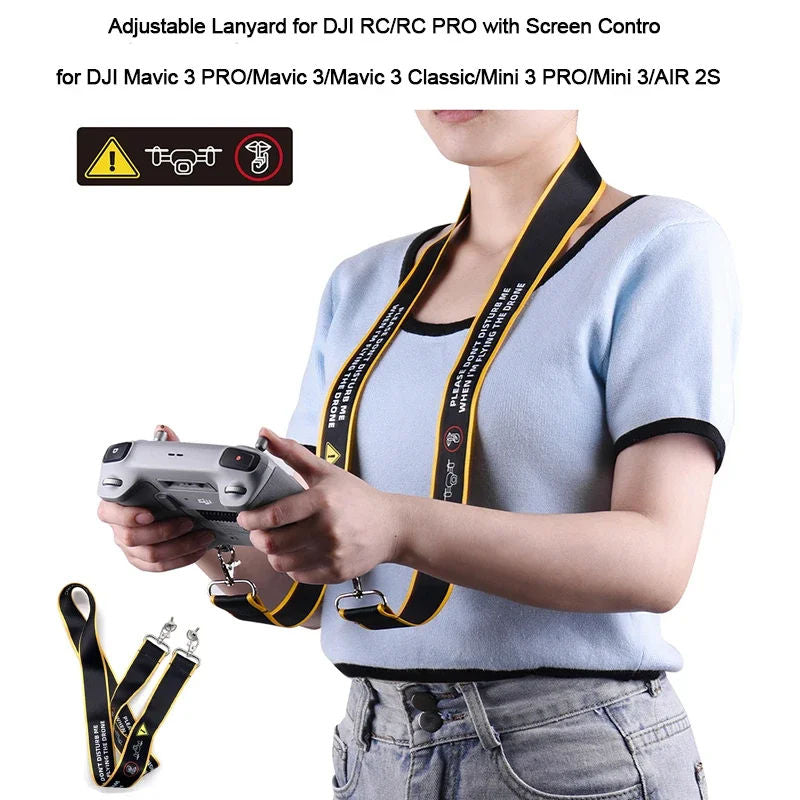 Hands-free RC controller strap for DJI Mini 4 Pro accessories