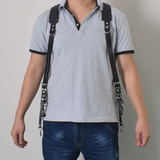 Adjustable dual harness strap for professional photographers