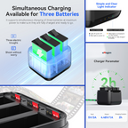D JI Os mo Action 5 Pro battery charger with micro SD card holder