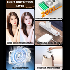 40W Pocket LED Fill Light – Portable Dimmable Video Camera Lamp