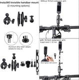 Invisible stick and backpack clip included in Insta360 mount kit