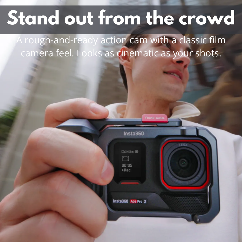 insta360 grip kit with utility frame mount