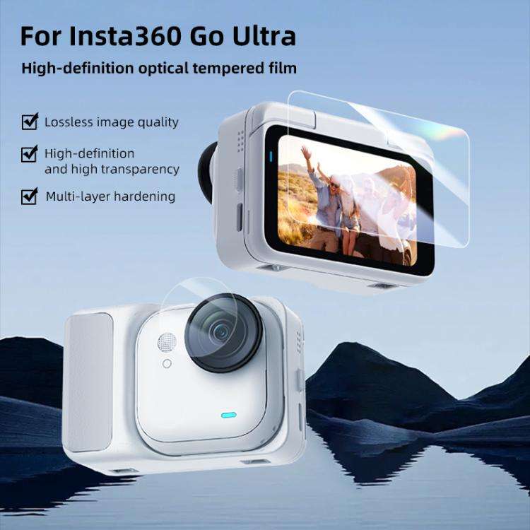 Anti-scratch and waterproof Insta360 GO Ultra screen guard
