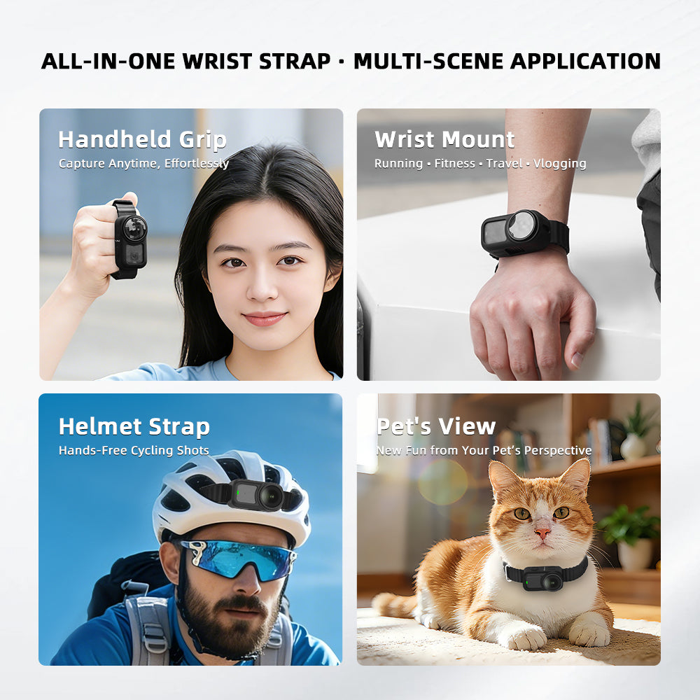 osmo nano camera wrist mount black strap