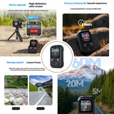Remote controller for GoPro cameras supporting up to 5 devices