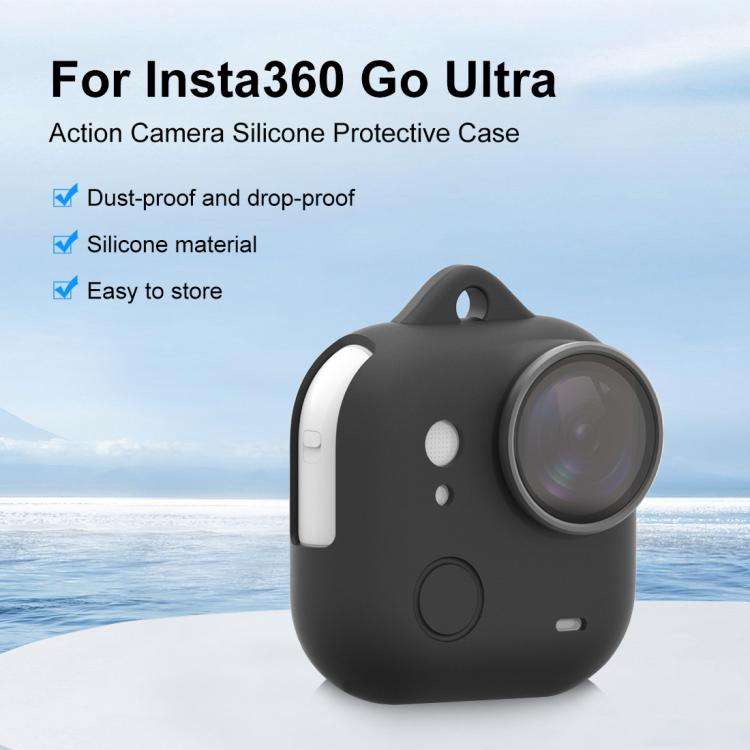 Protective Insta360 GO Ultra shell with lens protection cap