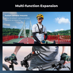 Aluminum Cage for Insta360 X5 Camera with Cold Shoe Mount