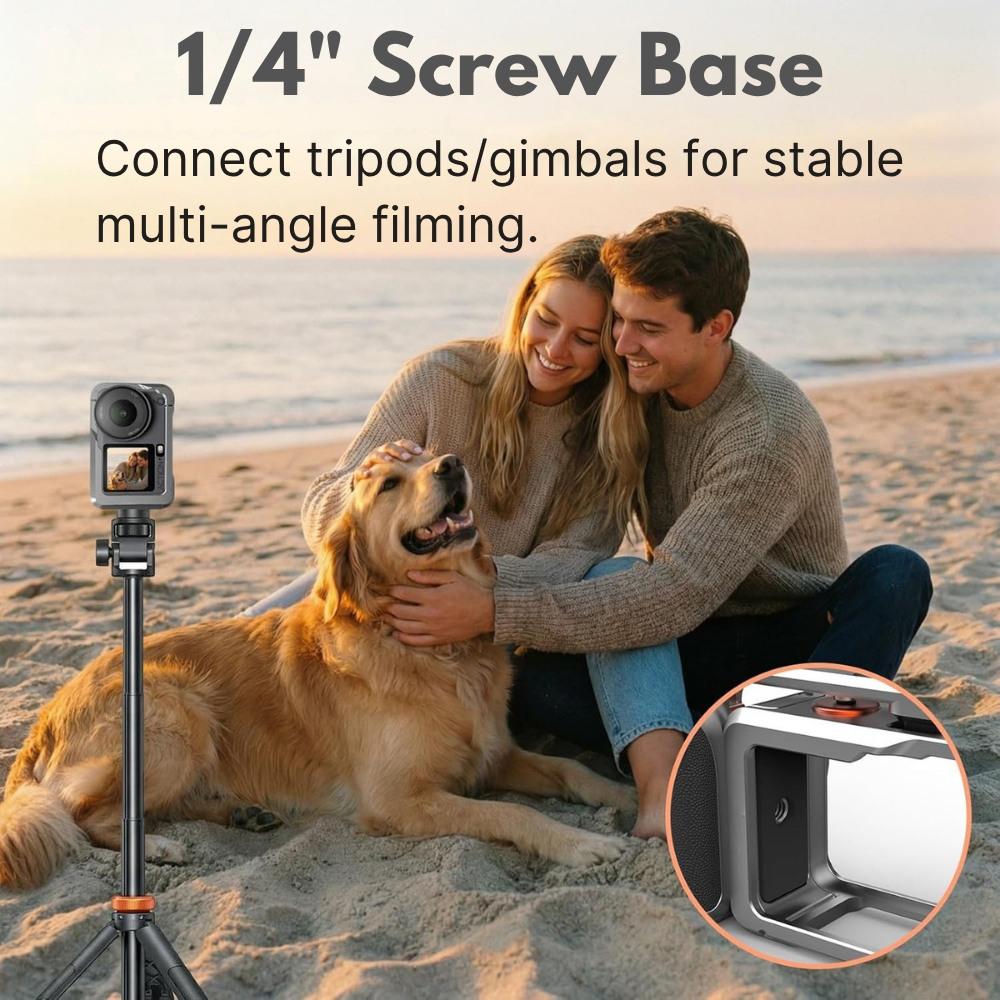 camera grip kit with tripod thread support