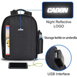 waterproof nylon camera backpack for travel and outdoor shooting