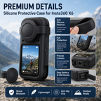 Silicone Protective Case for Insta360 X6 dustproof silicone cover
