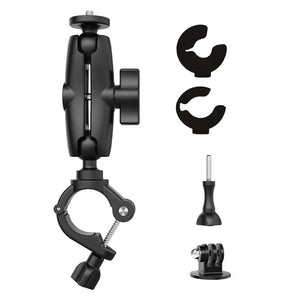 Bike Bicycle Handlebar Mount with 1/4" Screw Compatible for Gopro Hero 12/11/10/9, Max, Insta360 ONE X4/X3/X2, ONE R/RS, Action 4/3 Series & All Other Action Cameras