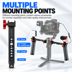 Dual handgrip with mini NATO rails for DJI gimbals