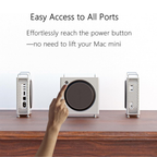 mac mini m4 aluminum desktop stand