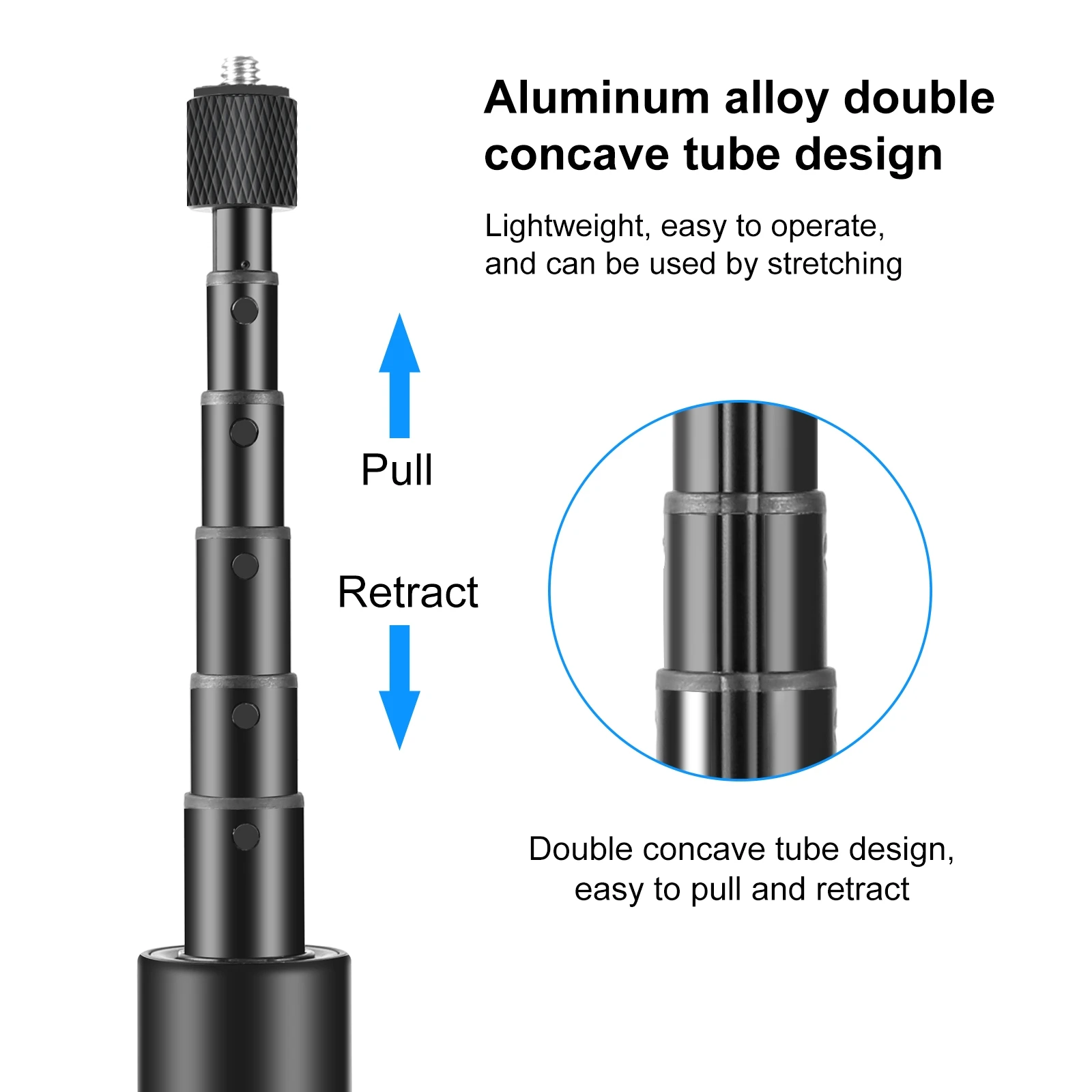 Invisible Selfie Stick for Insta360 Tripod for Insta360 X5/X4/X3