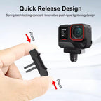 Quick release base for Insta360 X5 camera
