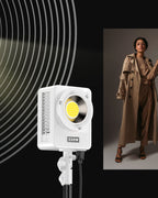photography light with 2700–6500K wide color range