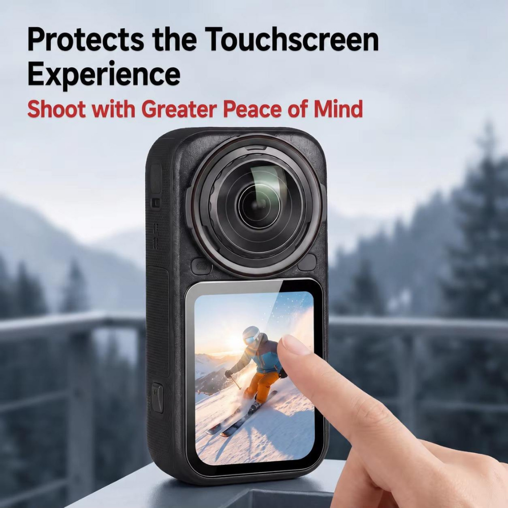 Tempered Glass Screen Protector for Insta360 X6 touch screen protection