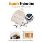 S-shaped shoulder strap ergonomic design camera bag