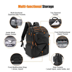 Multiple exterior pockets and tripod strap on Cwatcun D132 bag