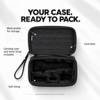 Yantralay Hard Shell Carrying Case with Mesh Pocket for Insta 360 Luna Ultra