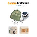 S-shaped shoulder strap ergonomic design camera bag