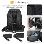 professional DSLR backpack with 15.6 inch laptop pocket