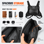 EVA hard shell tactical chest bag for daily carry essentials