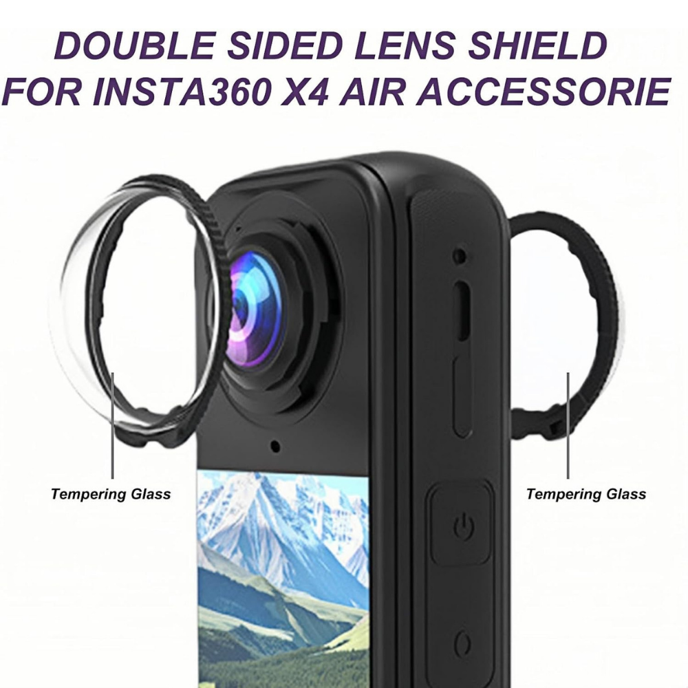 9H glass lens guard Insta360 X4 Air accessory