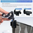 Action Camera Windshield Clamp