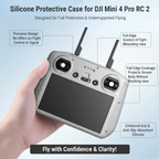 Shockproof protective case and screen protector for DJI Mini 4 Pro RC2