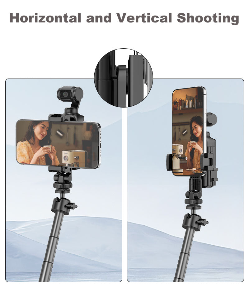 DJI Osmo Pocket Phone Holder for Camera Expansion Bracket Adapter Frame Teleprompter Live Streaming Accessories