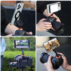 Magnetic Phone Tripod Mount with Cold Shoe & 1/4 Thread