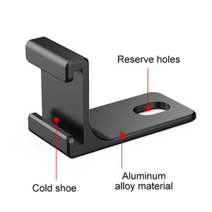 Compact extension bracket for photography and vlogging setups