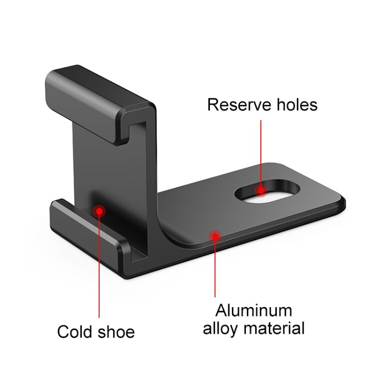 Compact extension bracket for photography and vlogging setups