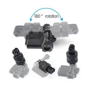 GoPro and DJI compatible 360° mounting accessory