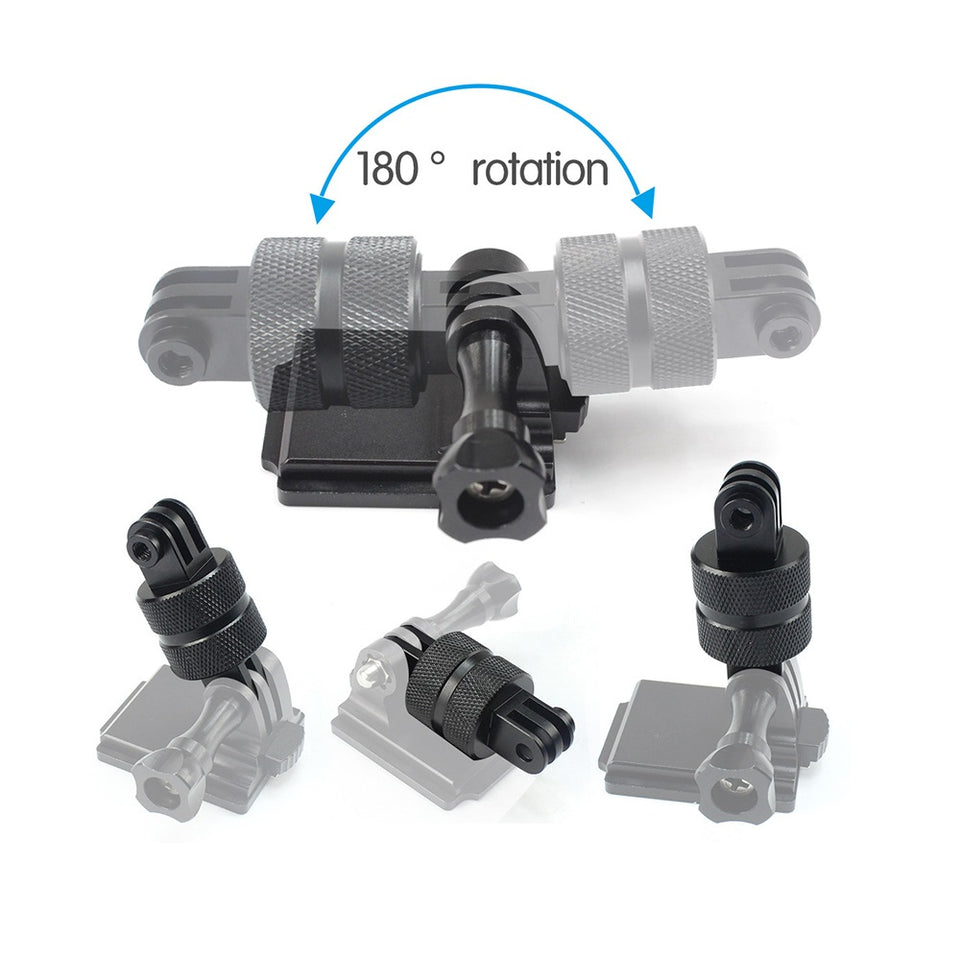 GoPro and DJI compatible 360° mounting accessory