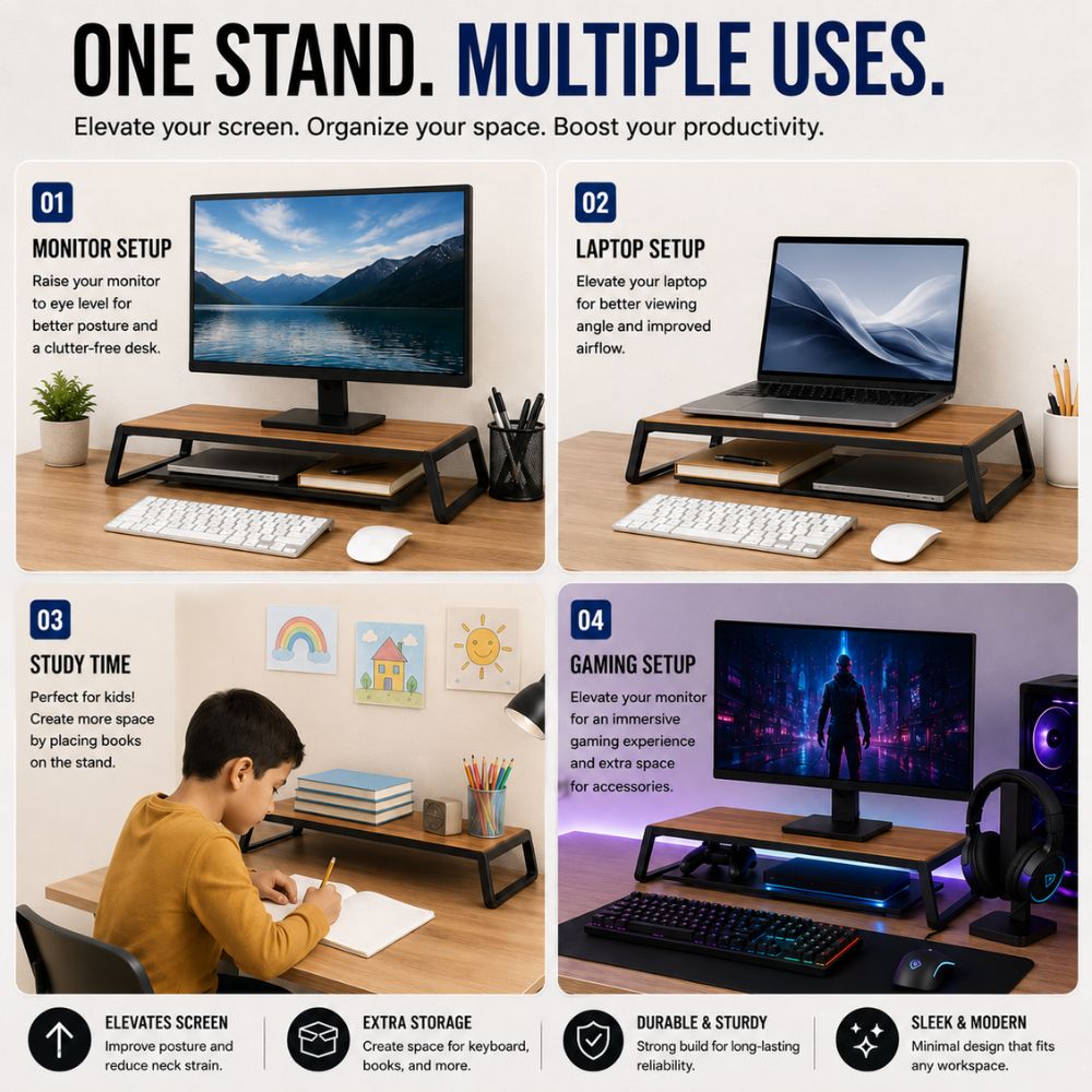 Desktop Monitor Stand for home office desk