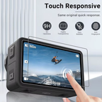 Crystal clear tempered glass protector for DJI Action 5 Pro
