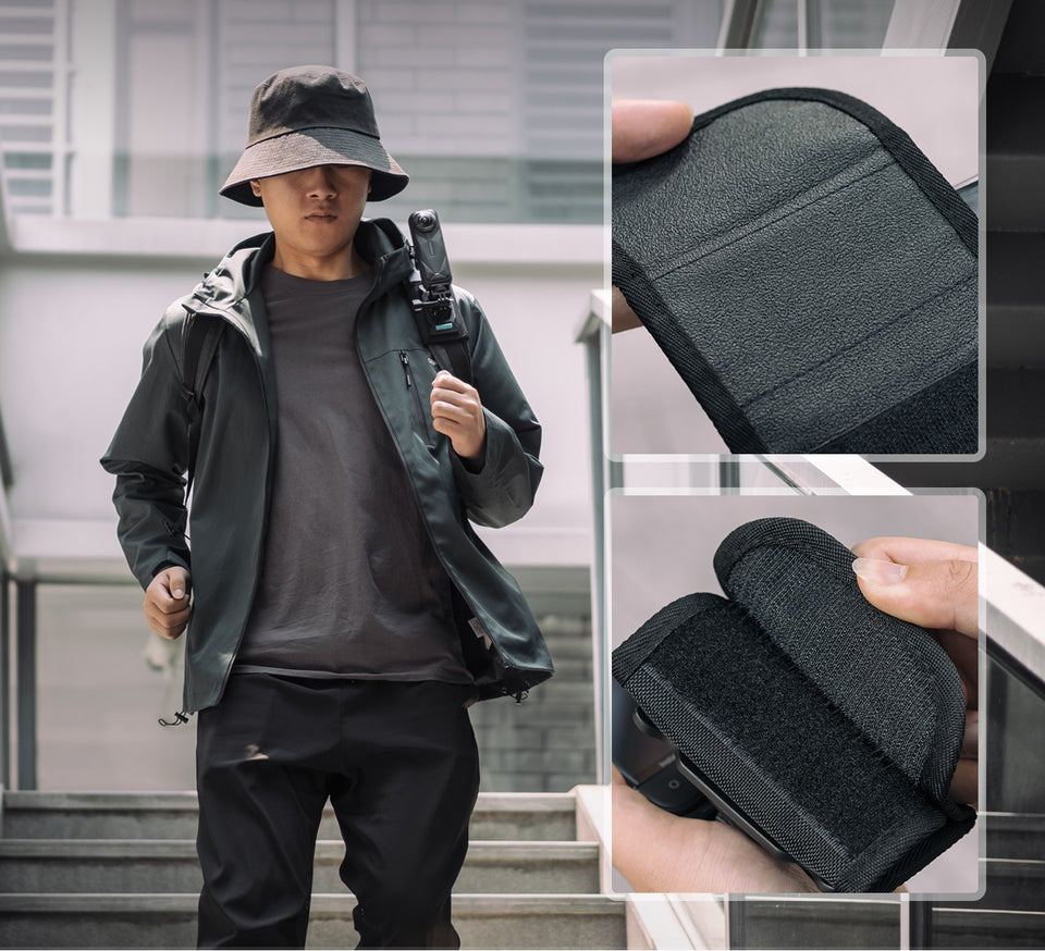 Lightweight shoulder strap clip holder for outdoor shooting
