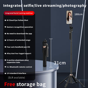 AI FACE TRACKING TRIPOD GIMBAL  FOR MOBILE SMARTPHONES