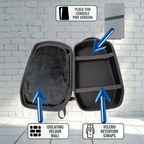 ps5 pro backpack hard shell carrying case