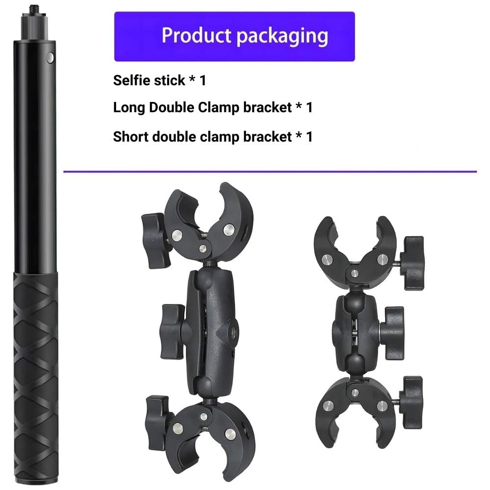 Aluminum alloy socket arms with anti-vibration design for smooth footage