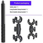 Aluminum alloy socket arms with anti-vibration design for smooth footage