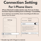 phone grip with bluetooth shutter