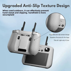 Protective RC controller case combo with neck strap for D JI drones