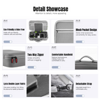 Protective PU travel case for DJI OSMO 360 panoramic camera gear