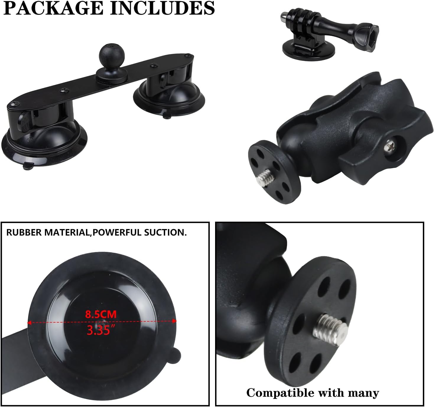 GoPro suction cup mount